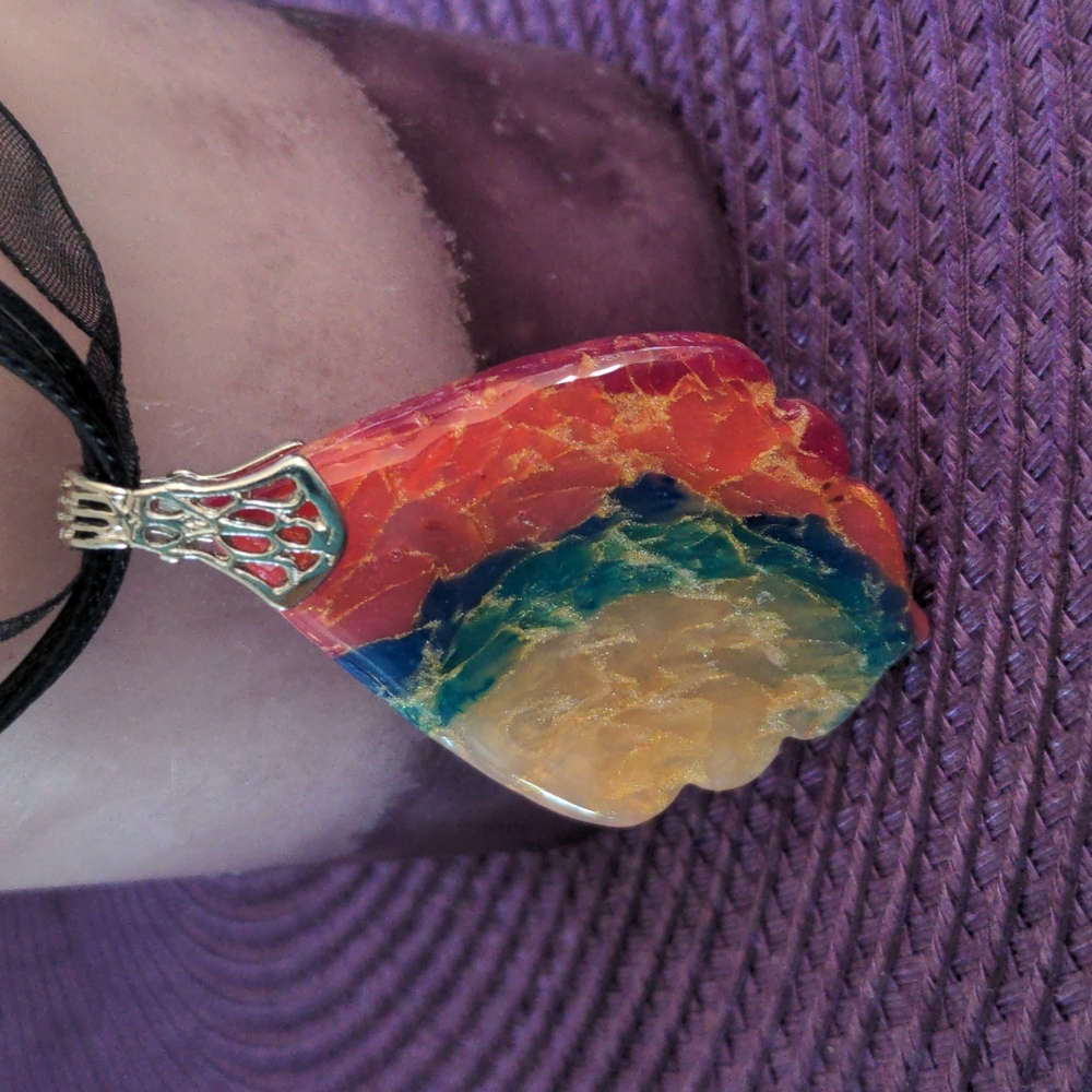 Faux Stone Necklace